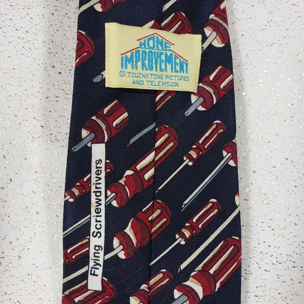Vintage Home Improvement flying screwdrivers tie‎